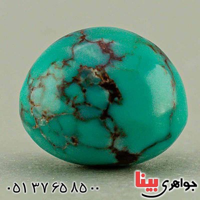 نگین انگشتر فیروزه نیشابوری تخم مرغی کمیاب _کد:19925