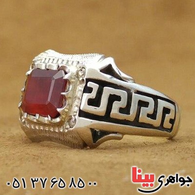 انگشتر یاقوت سرخ بسیار خوشرنگ _کد:19947