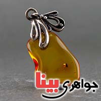 گردنبند کهربا اصل بلونی خوشرنگ _کد:19961