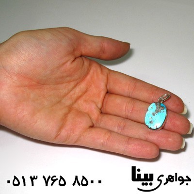 گردنبند فیروزه نیشابوری شجر دور ساده
