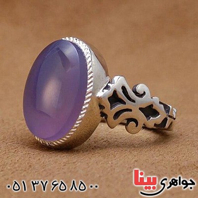 انگشتر عقیق یمنی مدل صفوی مردانه زیبا _کد:20001