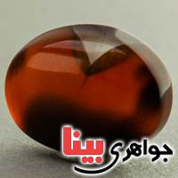 نگین انگشتر عقیق یمنی مصور خوش نقش _کد:20101
