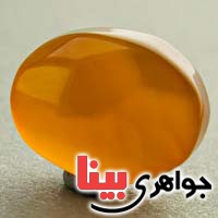 نگین انگشتر عقیق یمنی عیار بالا خوشرنگ