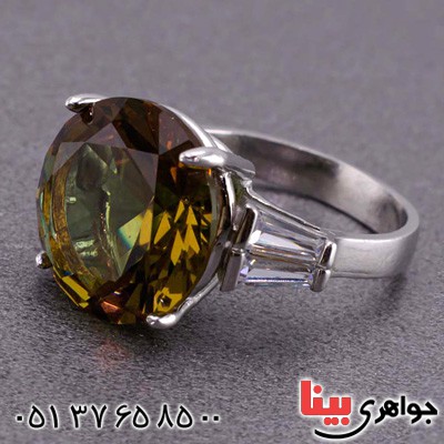 انگشتر الکساندریت خوشرنگ خاص زنانه _کد:20130