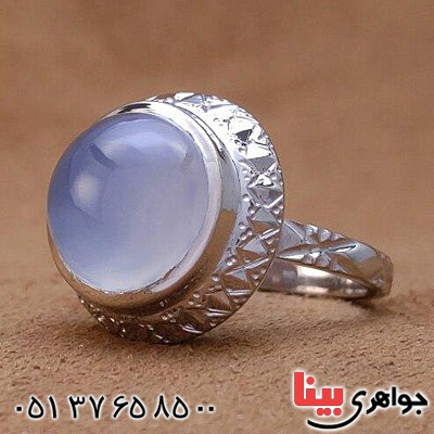 انگشتر عقیق یمنی بسیار زیبا مدل آذری _کد:20153