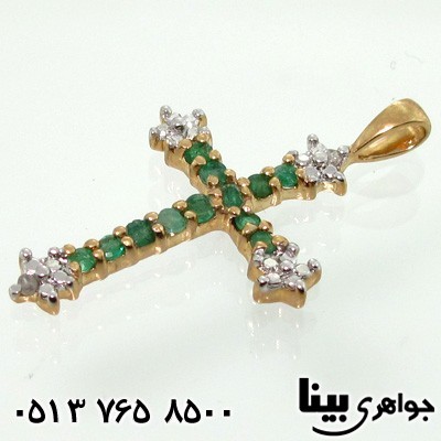 گردنبند زمرد صلیب