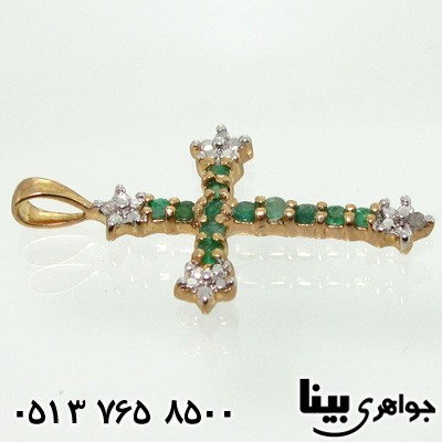 گردنبند زمرد صلیب