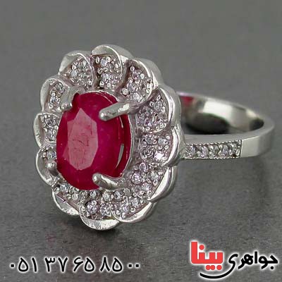 انگشتر یاقوت سرخ زنانه برند SPN _کد:20183