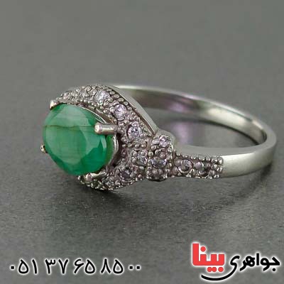 انگشتر زمرد زنانه برند SPN _کد:20188