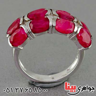 انگشتر یاقوت سرخ زنانه زیبا برند SPN _کد:20225