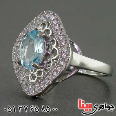 انگشتر توپاز بسیار زیبا زنانه برند SPN