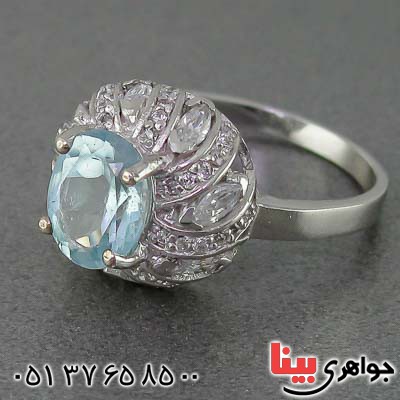 انگشتر توپاز زنانه بسیار زیبا برند SPN