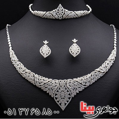 سرویس نقره بسیار خاص زنانه _کد:20248