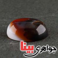 نگین انگشتر عقیق سلیمانی بسیار زیبا و خوش نقش _کد:20255