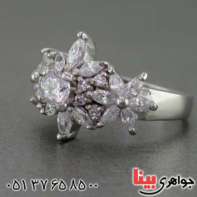 انگشتر الماس روسی (موزانایت) برند SPN _کد:20264