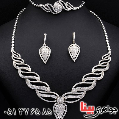 سرویس نقره خاص بسیار زیبا زنانه _کد:20296