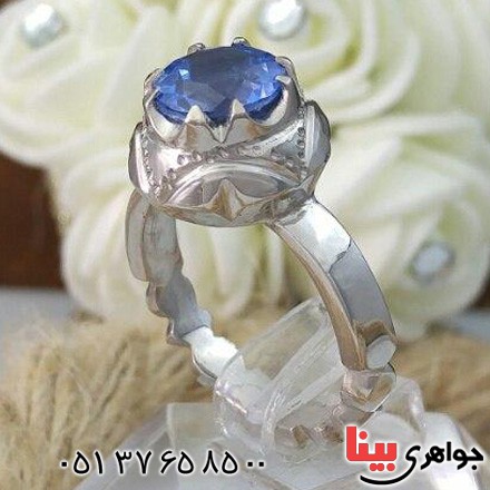 انگشتر توپاز بسیار خاص و خوشرنگ _کد:20308