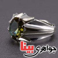انگشتر الکساندریت مردانه بسیار خوشرنگ _کد:20317