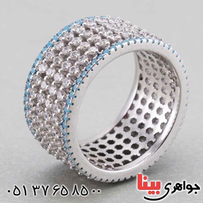 انگشتر الماس تمام برلیان سوئیسی برند SPN  _کد:20383