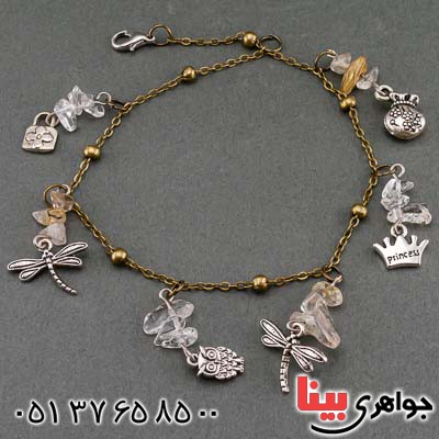 خلخال کوارتز سفید بسیار خاص _کد:20440