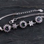 دستبند کوارتز هفت رنگ بسیار خاص
