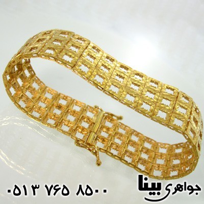 دستبند نقره زنانه قالب طلا 03