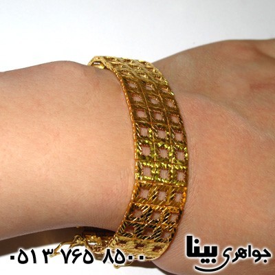 دستبند نقره زنانه قالب طلا 03