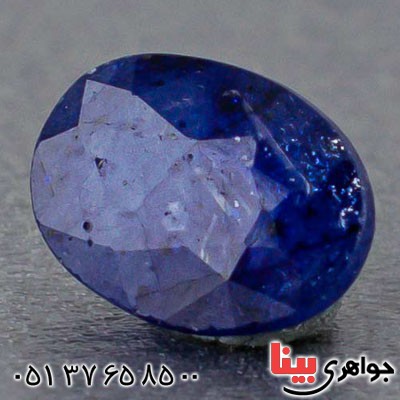 نگین انگشتر یاقوت کبود خوشرنگ و زیبا _کد:20529