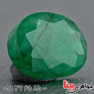 نگین انگشتر زمرد بسیار زیبا و خوشرنگ _کد:20532
