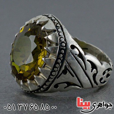 انگشتر الکساندریت مردانه بسیار فاخر و خاص _کد:20551