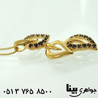 گردنبند یاقوت کبود سه برگ