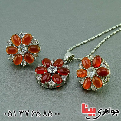 سرویس عقیق خوشرنگ زنانه _کد:20643