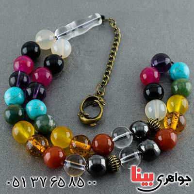تسبیح چند جواهر 33 دانه ای بسیار خاص _کد:20677