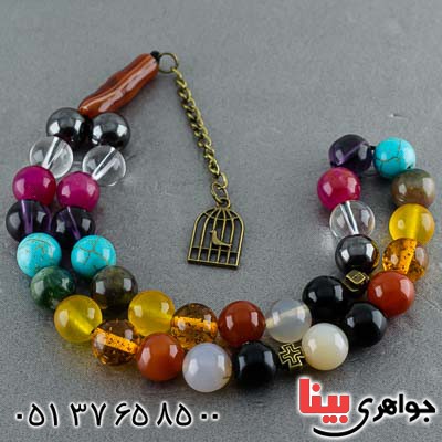 تسبیح چند جواهر مناسب سنگ درمانی خاص _کد:20756