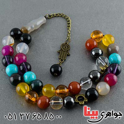 تسبیح چند جواهر مناسب سنگ درمانی خاص _کد:20787