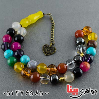 تسبیح چند جواهر مناسب برای سنگ درمانی _کد:20822
