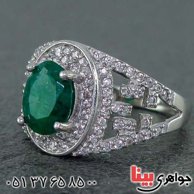 انگشتر زمرد بسیار عالی و خوشرنگ _کد:20858