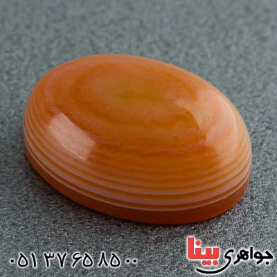 نگین انگشتر عقیق باباقوری چند پوست ظریف و بسیار خاص _کد:20868