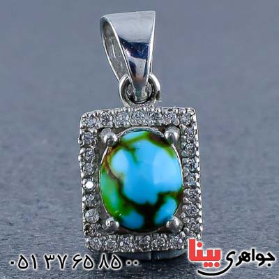 گردنبند فیروزه نیشابوری خوش نقش برند SPN _کد:20905