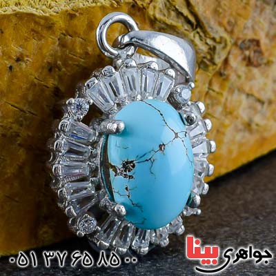گردنبند فیروزه نیشابوری زنانه بسیار خاص