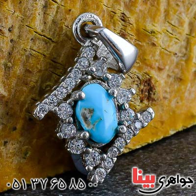 گردنبند فیروزه نیشابوری زنانه زیبا _کد:20951