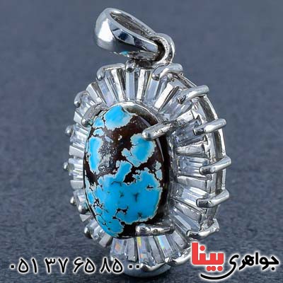گردنبند فیروزه نیشابوری بسیار خاص برند SPN _کد:21010