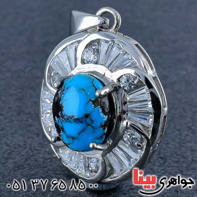 گردنبند فیروزه نیشابوری زنانه خوش نقش برند SPN _کد:21014