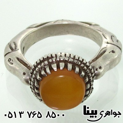انگشتر عقیق یمنی مردانه شرف الشمس قلم کاری شده انگشتر عقیق یمنی مردانه شرف الشمس قلم کاری شده