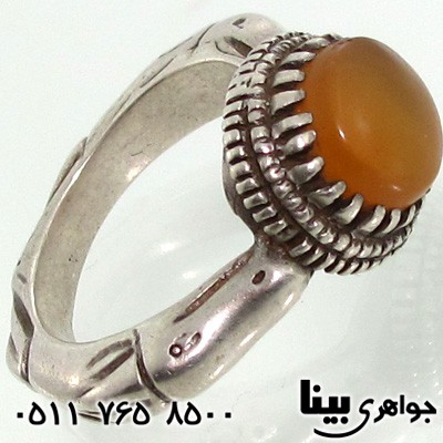 انگشتر عقیق یمنی مردانه شرف الشمس قلم کاری شده انگشتر عقیق یمنی مردانه شرف الشمس قلم کاری شده