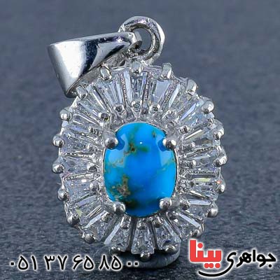 گردنبند فیروزه نیشابوری زنانه خاص برند SPN _کد:21043