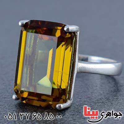 انگشتر الکساندریت زنانه خوشرنگ بسیار خاص _کد:21057