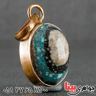 گردنبند جواهر مولتی خوشرنگ و زیبا _کد:21073