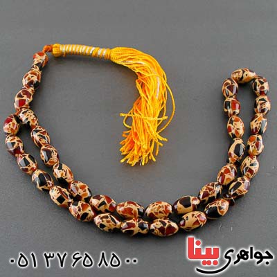 تسبیح کهربا 33 دانه ای خوشرنگ _کد:21171