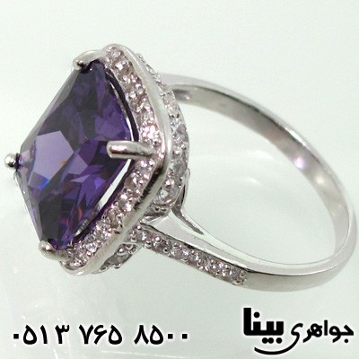 انگشتر آمتیست زنانه کلاسیک 1